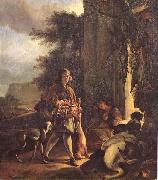 Jan Weenix After the Hunt oil painting artist